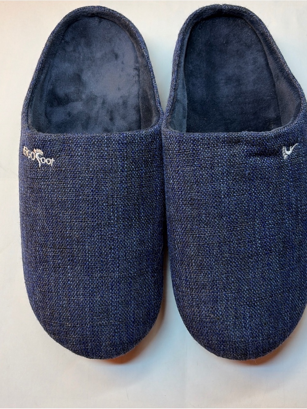 ERGOfoot Orthotic Slippers with Arch Support for Plantar Fasciitis Pain Relief